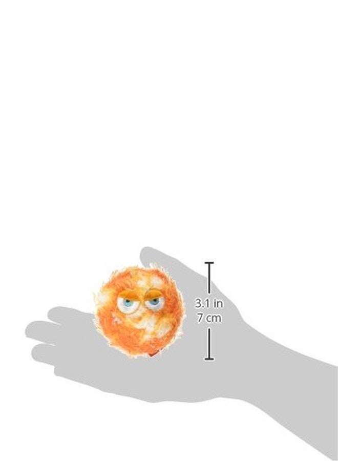 جيجوي كرة جيجوي المجنونة للكلاب، لعبة مطاطية آمنة ومتينة للكلاب مع غطاء مخملي، تصدر صوت صفير، ارتداد عالٍ، متعة عائمة للعب الجلب، للتدريب، اللعب النشط، مناسبة للسلالات المتوسطة، برتقالي - Image 3